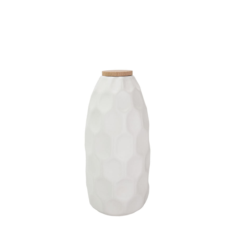 Urne en céramique „White Structure”